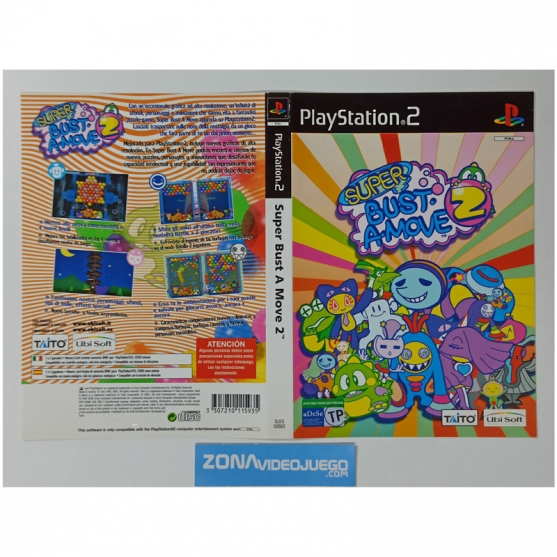 Caratula Original Super Bust a Move 2, Playstation 2