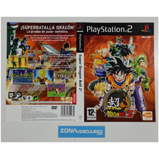 Caratula Original Super Dragon Ball Z, Playstation 2