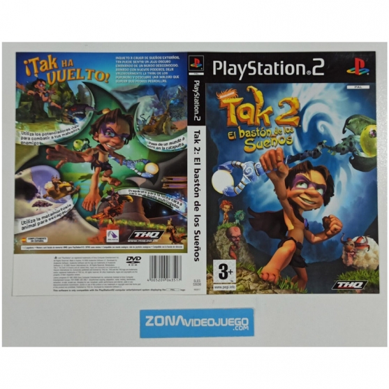 Caratula Original Tak 2 El Bastón de los Sueños, Playstation 2