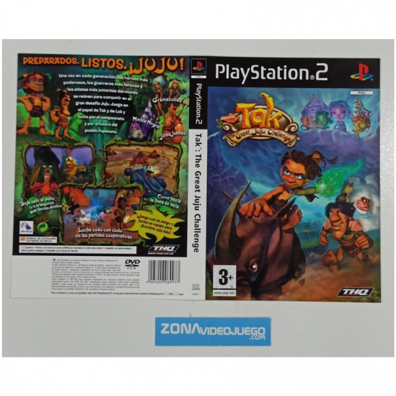 Caratula Original Tak The Great Juju Challenge, Playstation 2