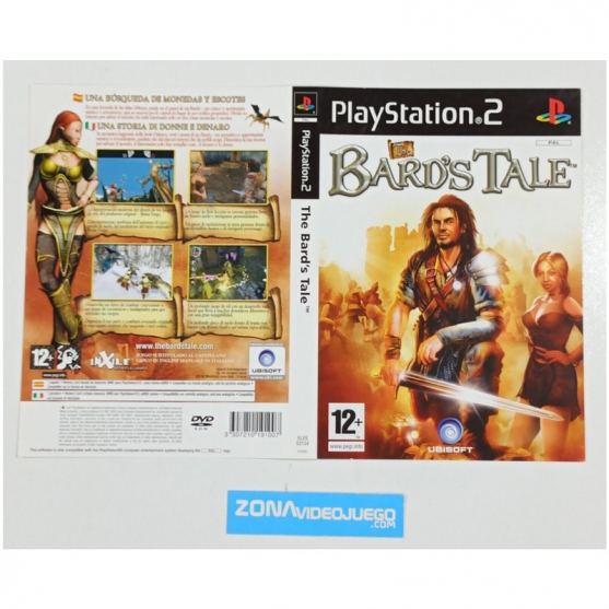 Caratula Original The Bard's Tale, Playstation 2