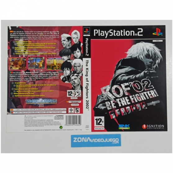 Caratula Original The King of Fighters 2002, Playstation 2
