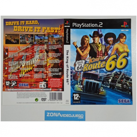 Caratula Original The King of Route 66, Playstation 2