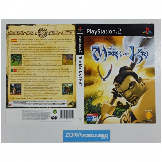 Caratula Original The Mark of Kri, Playstation 2