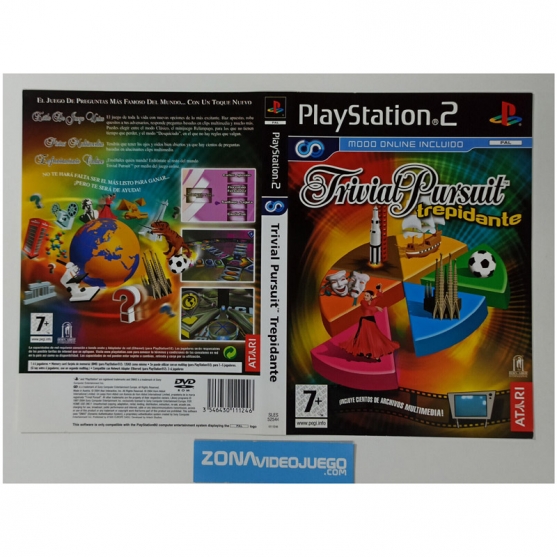 Caratula Original Trivial Pursuit Trepidante, Playstation 2