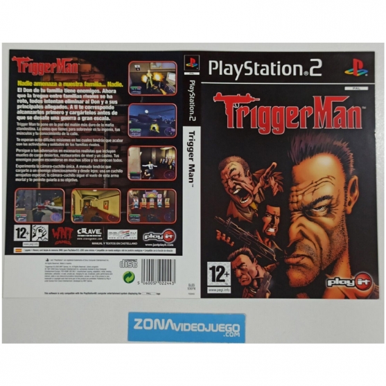 Caratula Original Trigger Man, Playstation 2