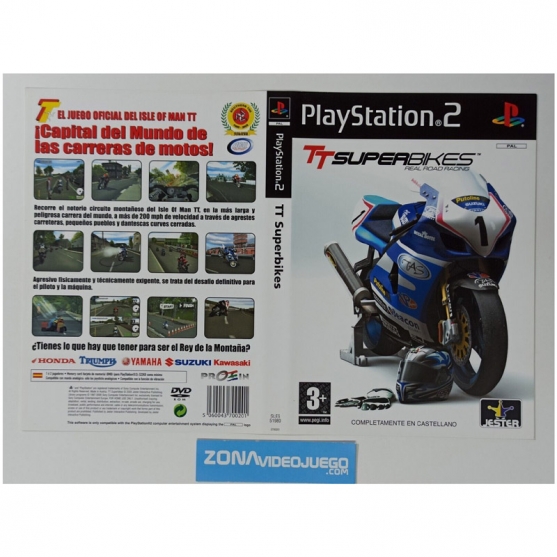 Caratula Original TT Superbikes, Playstation 2