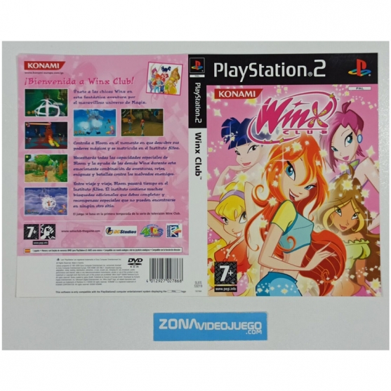 Caratula Original Winx Club, Playstation 2
