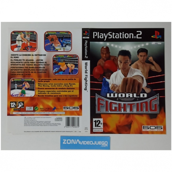 Caratula Original World Fighting, Playstation 2