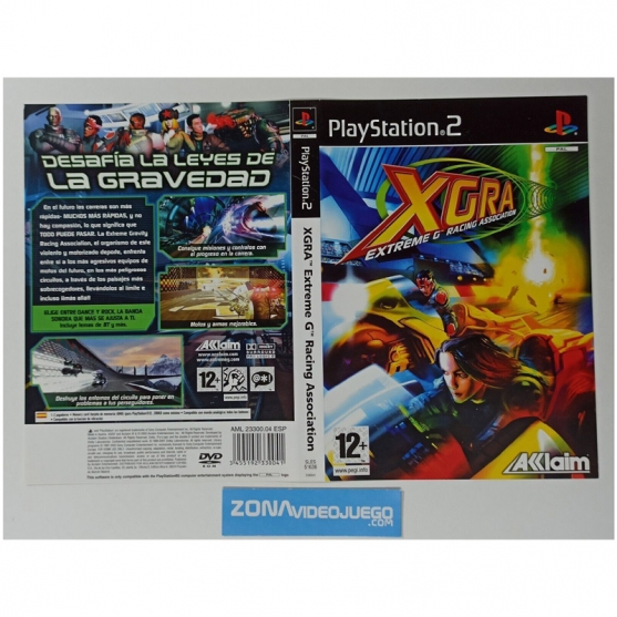 Caratula Original Xgra Extreme G Racing Association, Playstation 2