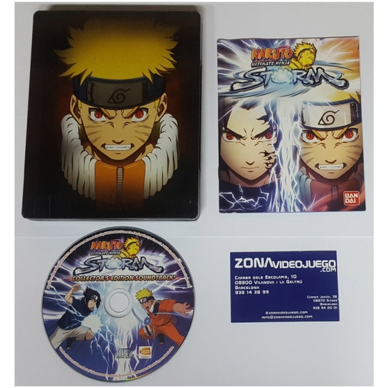 Caja y Bso, NARUTO ULTIMATE NINJA STORM COLLECTOR'S EDITION, PLAYSTATION 3