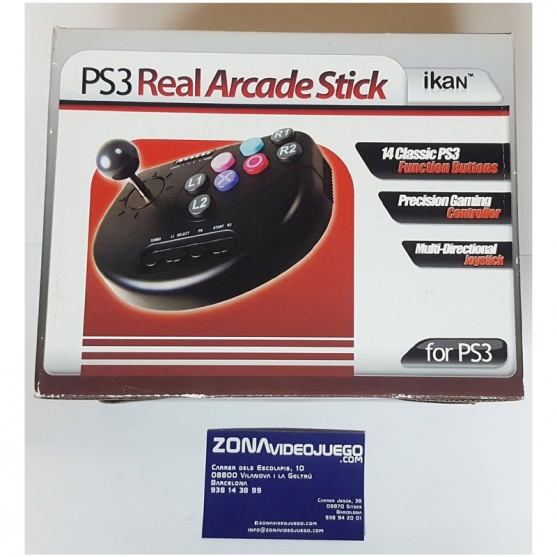 Real arcade Stick Ikan, joystick Playstation 3, Nuevo a estrenar