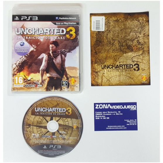 Uncharted 3 La Traición de Drake, ,PLAYSTATION 3, PAL-ESP