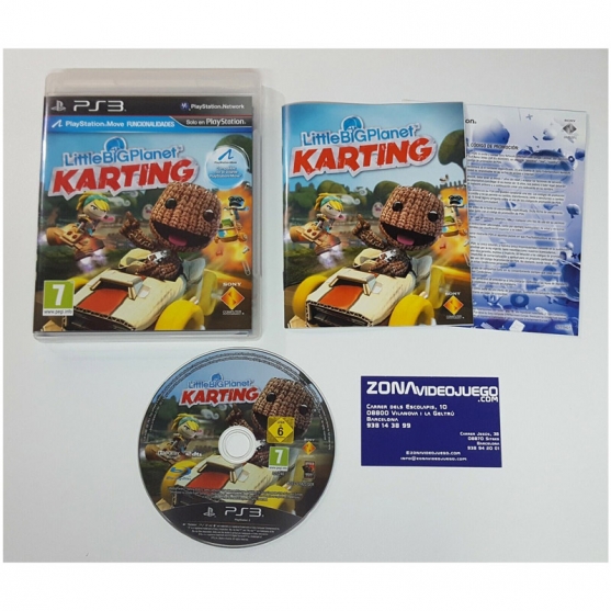 Little Big Planet Karting, Sony Playstation 3. Pal-Esp
