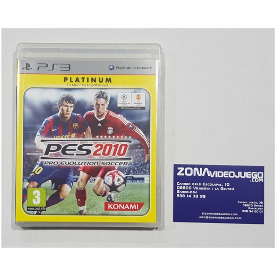 Pro Evolution Soccer 2010 PES, Playstation 3, Pal-Esp