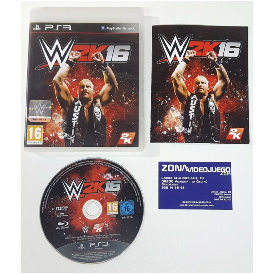 WW 2k16, Playstation 3, Pal-Esp