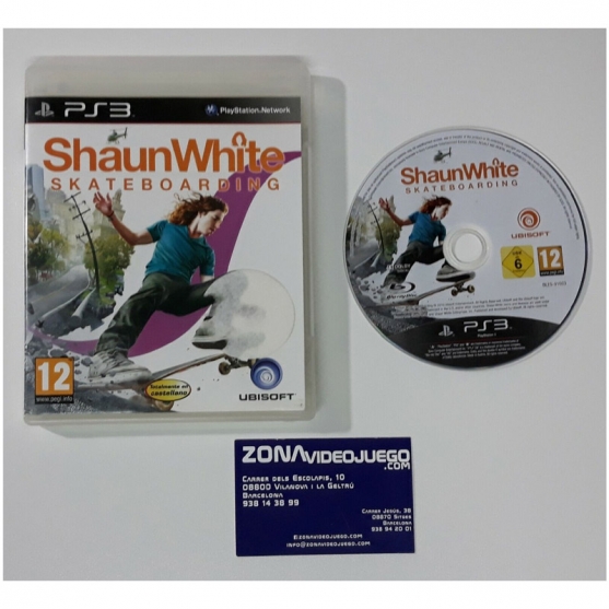 Shaun White Skateboarding, Playstation 3, Pal-Esp