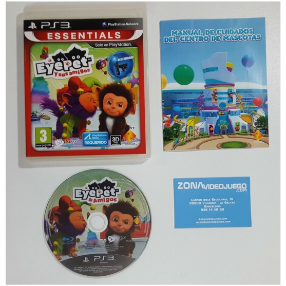 Eye Pet y sus Amigos, Sony Playstation 3, Pal-esp