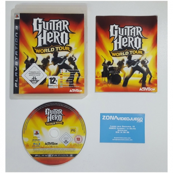 Guitar Hero World Tour, Sony Playstation 3, Pal-esp