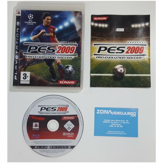 Pro Evolution Soccer 2009, Sony Playstation 3, Pal-esp