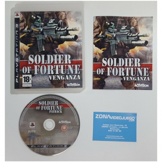 Soldier of Fortune Vengaza, Sony Playstation 3, Pal-esp