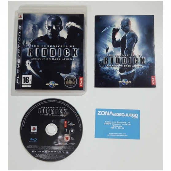 The Chronicles of Riddick Assault on Dark Athena, Sony Playstation 3, Pal-esp