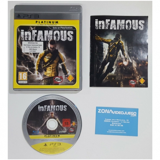 Infamous, Sony Playstation 3, Pal-esp