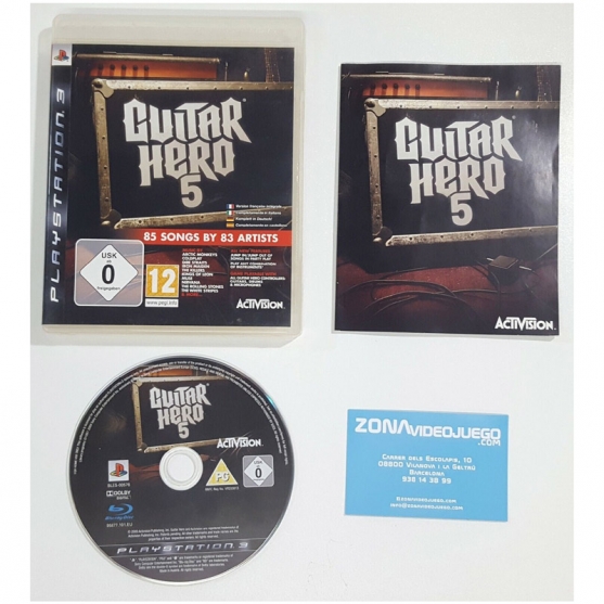 Guitar Hero 5, Sony Playstation 3, Pal-eur