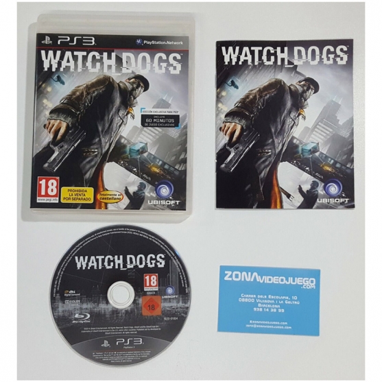 Watch Dogs, Sony Playstation 3, Pal-esp