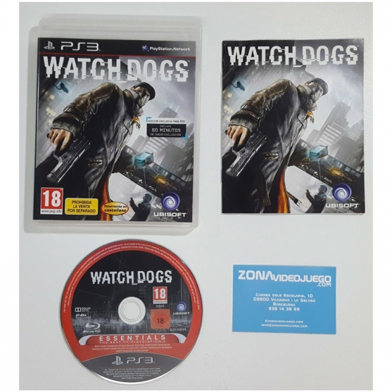 Watch Dogs, Sony Playstation 3, Pal-esp