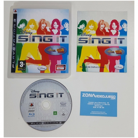 Disney Sing It, Sony Playstation 3, Pal-esp