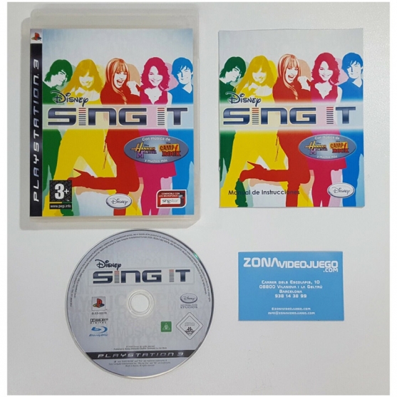 Disney Sing It, Sony Playstation 3, Pal-esp