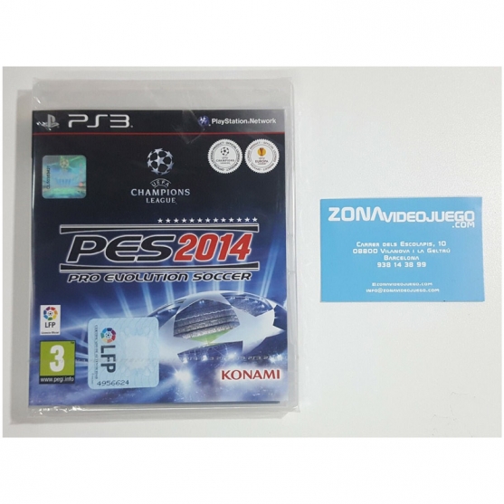 Pro Evolution Soccer 2014 PES, Playstation 3, Pal-Esp