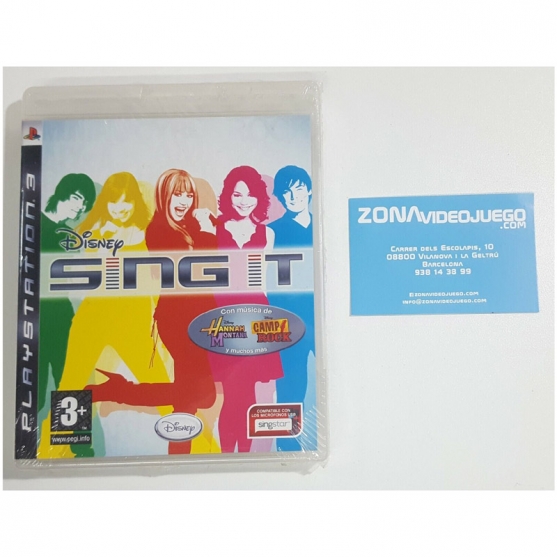 Disney Sing it, Playstation 3, Pal-Esp