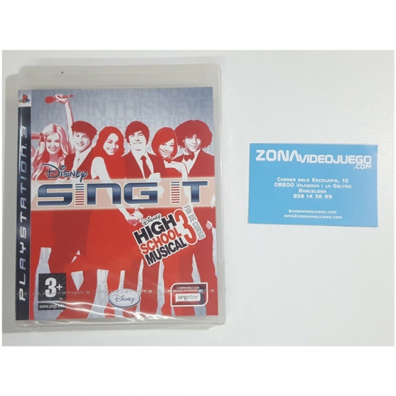 Disney Sing It High School Musical 3, Playstation 3, Pal-Esp