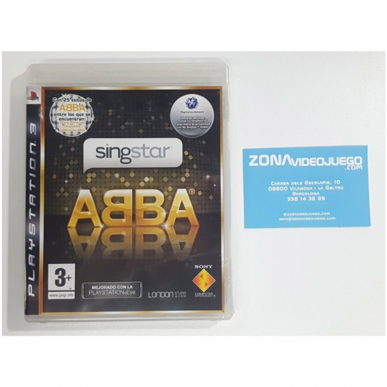 Singstar ABBA, Playstation 3, Pal-Esp