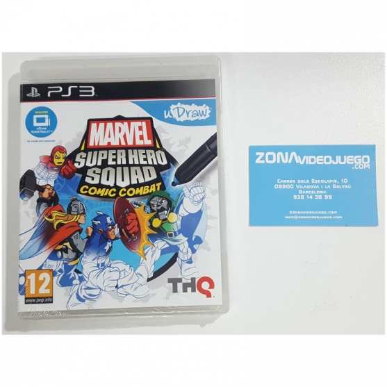 U Draw Marvel Super Hero Squad Comic, Playstation 3, Pal-Esp