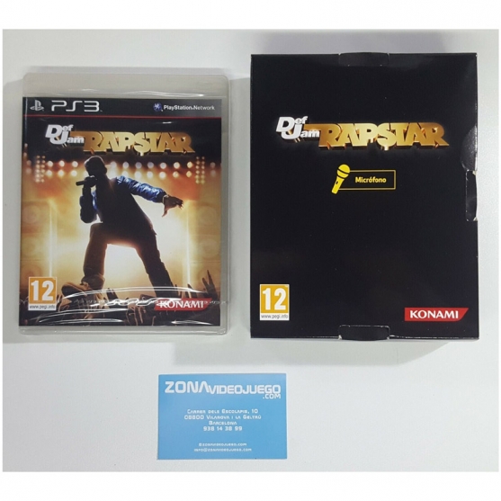 Def Jam Rapstar con Micro Usb, Playstation 3, Pal-Esp