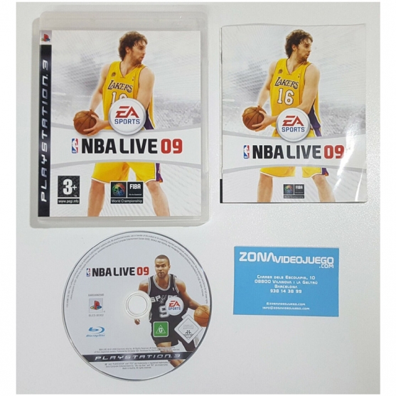 Nba Live 09, Sony Playstation 3 Pal-Esp