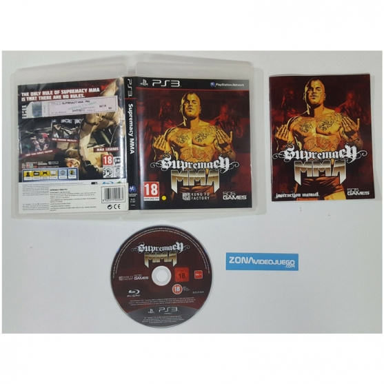 Supremacy MMA, Sony Playstation 3, Pal-Eur