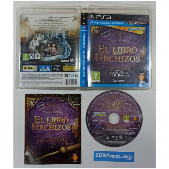 Wonderbook El Libro de los Hechizos, PLAYSTATION 3, PAL-ESP