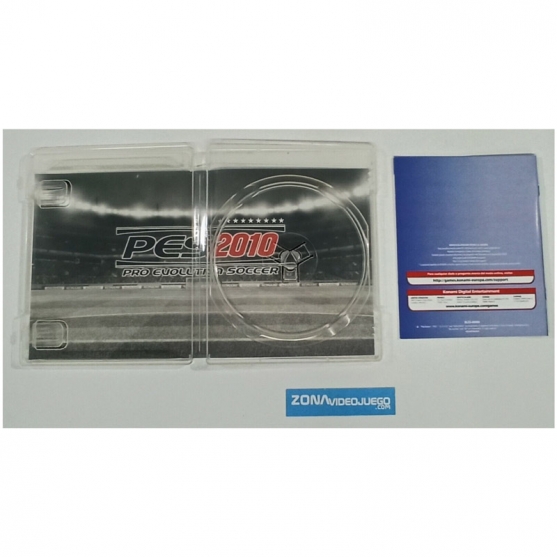 Caja y manual, Pro evolution soccer 2010 Pes, Playstation 3, Pal-Esp, SIN JUEGO