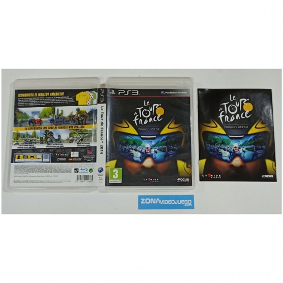 Caja y manual, Le tour de France season 2014, Playstation 3, Pal-Esp, SIN JUEGO