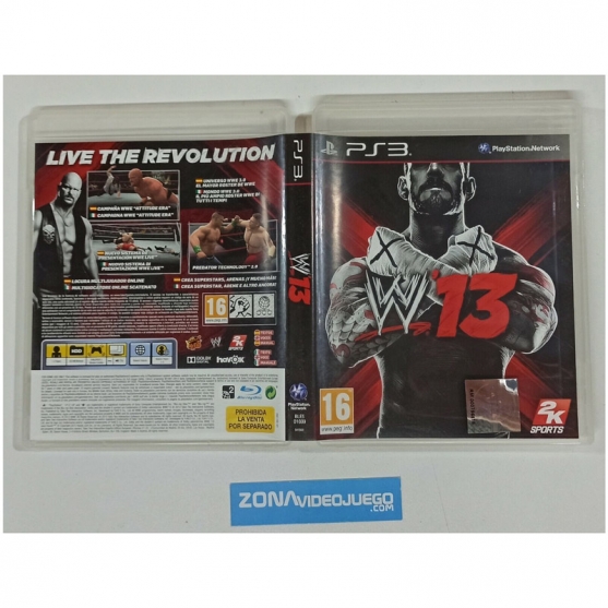 Caja vacia, Ww'13, Playstation 3, Pal-Esp, SIN JUEGO