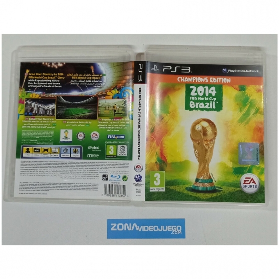 Caja vacia, 2014 Fifa World Cup Brazil ch ed, Playstation 3, Pal-Eur, SIN JUEGO