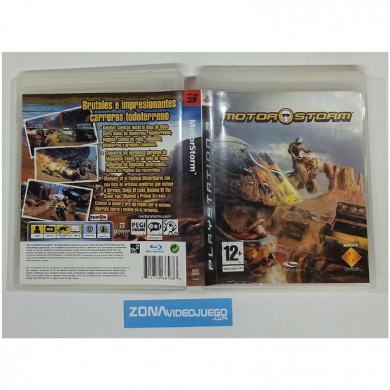 Caja vacia, Motorstorm, Playstation 3, Pal-Esp, SIN JUEGO