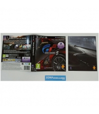 Caratula y manual, Gran Turismo 5, Playstation 3, Pal-Esp, SIN JUEGO