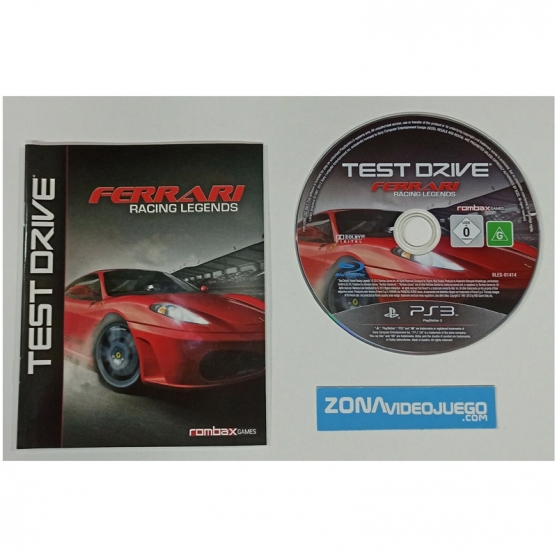 Test Drive Ferrari Racing Legends, Sony Playstation 3, Pal-Esp