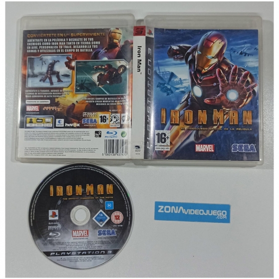 Iron Man El videojuego oficial de la pelicula, Sony Playstation 3, Pal-Esp