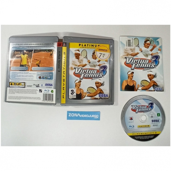 Virtua Tennis 3, Playstation 3, Pal-Esp